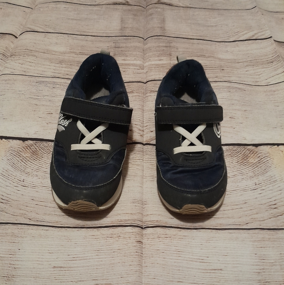 Navy & White Sneakers Toddler Boy Sz 12
